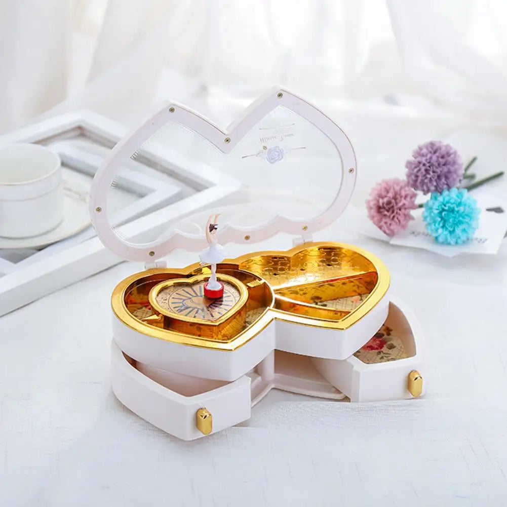 Heart Trinket Box By Music Box