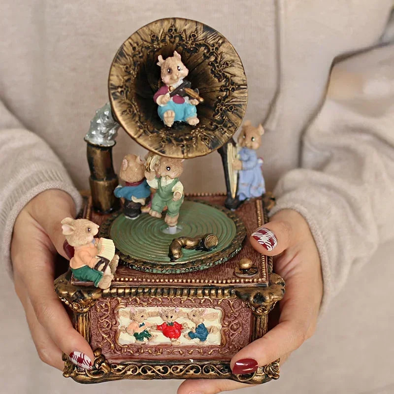 Nostalgic Gramophone By Music Box