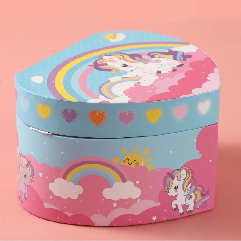 Unicorn Heart Box By Music Box