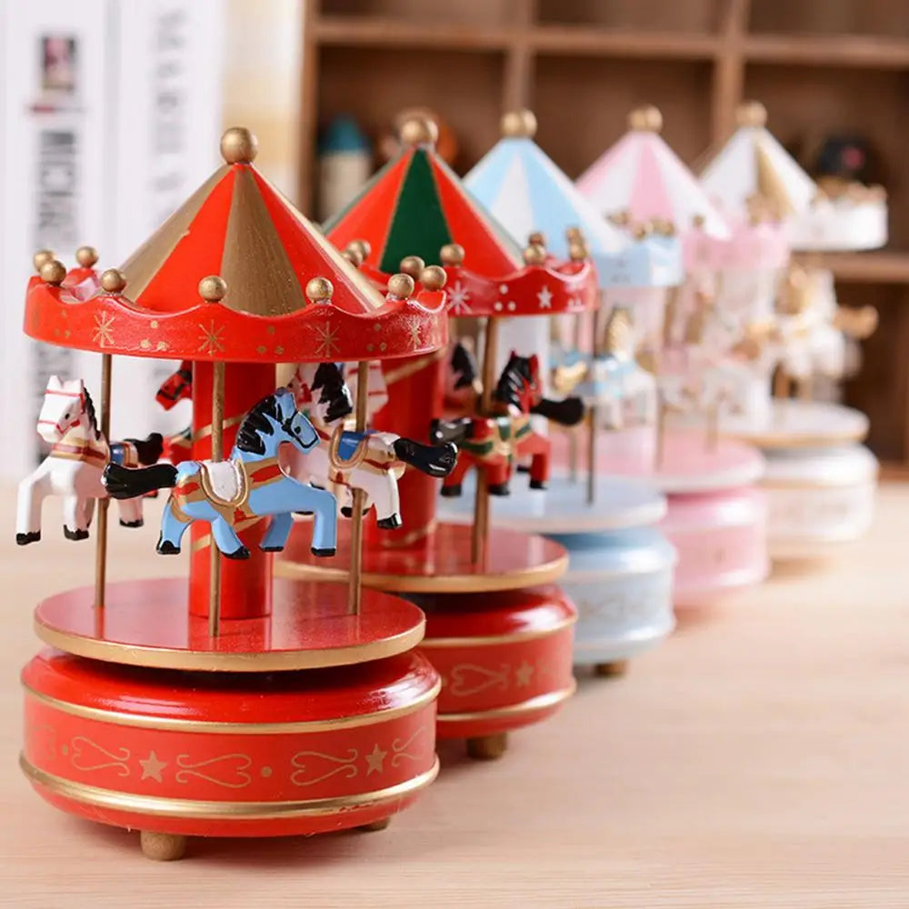 Carousel Xmas Vintage By Music Box