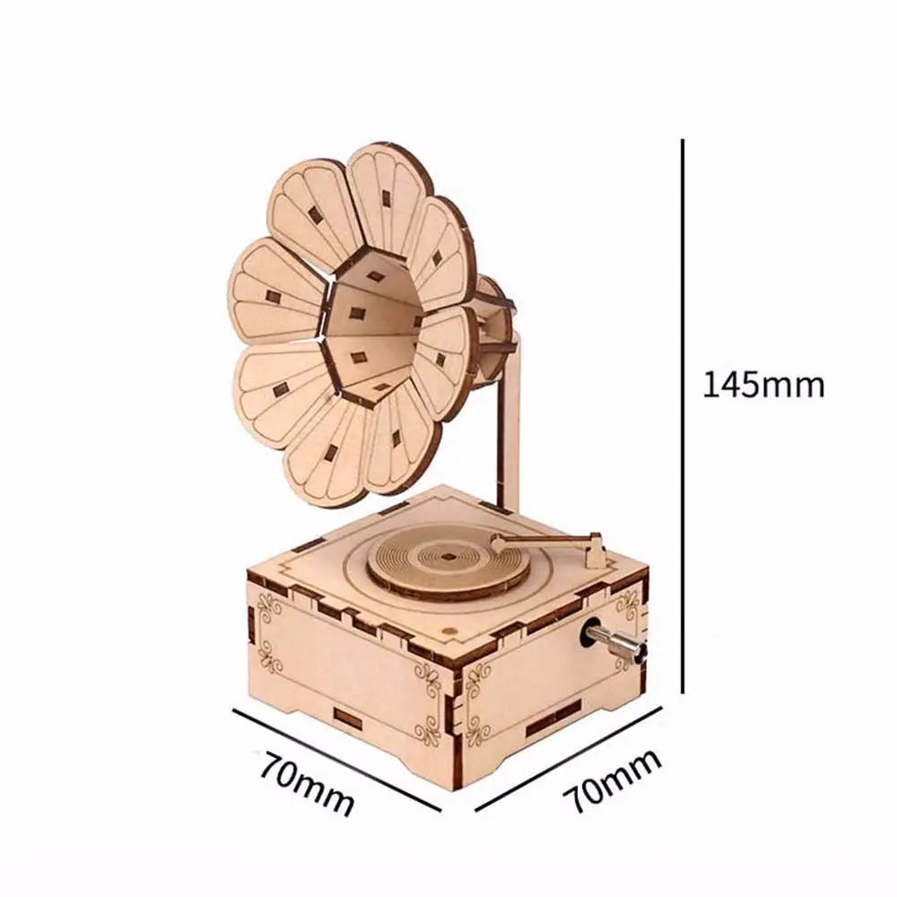 Gramophone Puzzle By Music Box