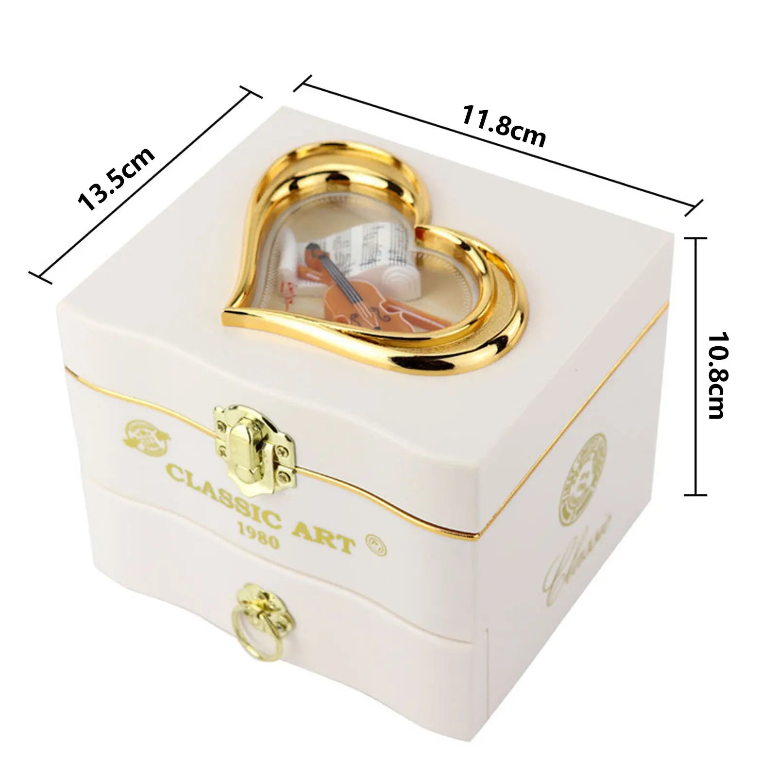 Classic Art Ballerina Box By Music Box