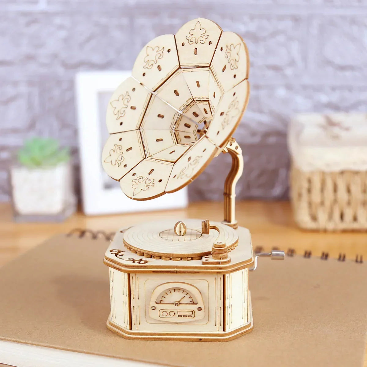 Retro Gramophone By Music Box