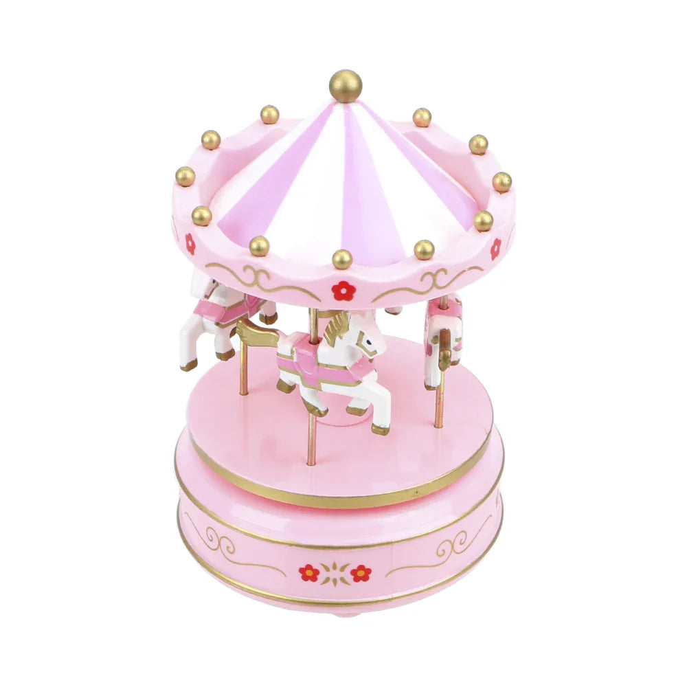 Happy Rotating Horses By Music Box