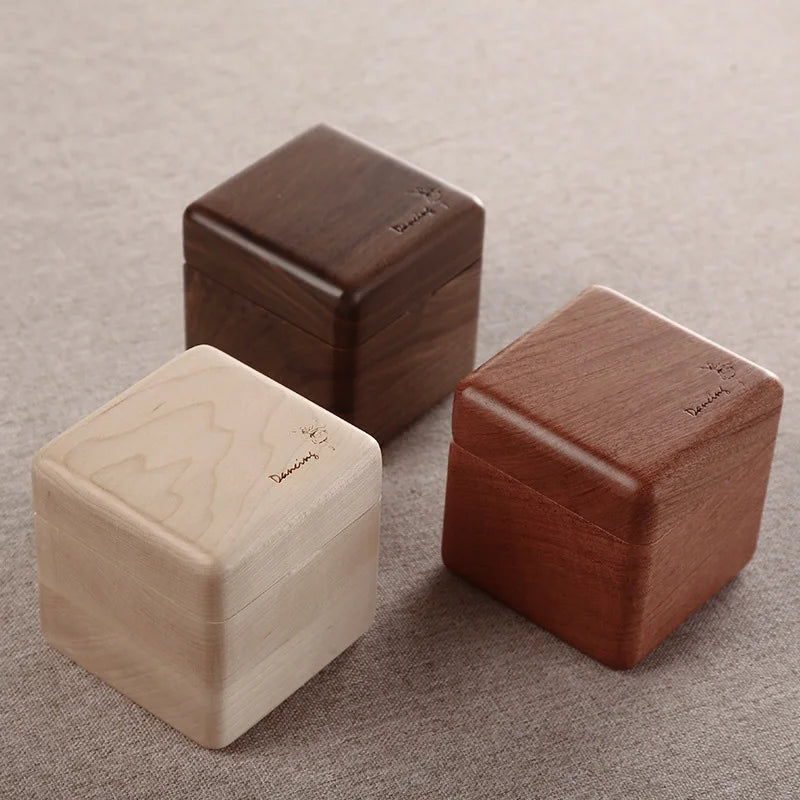 Spinning Wooden Box By Music Box