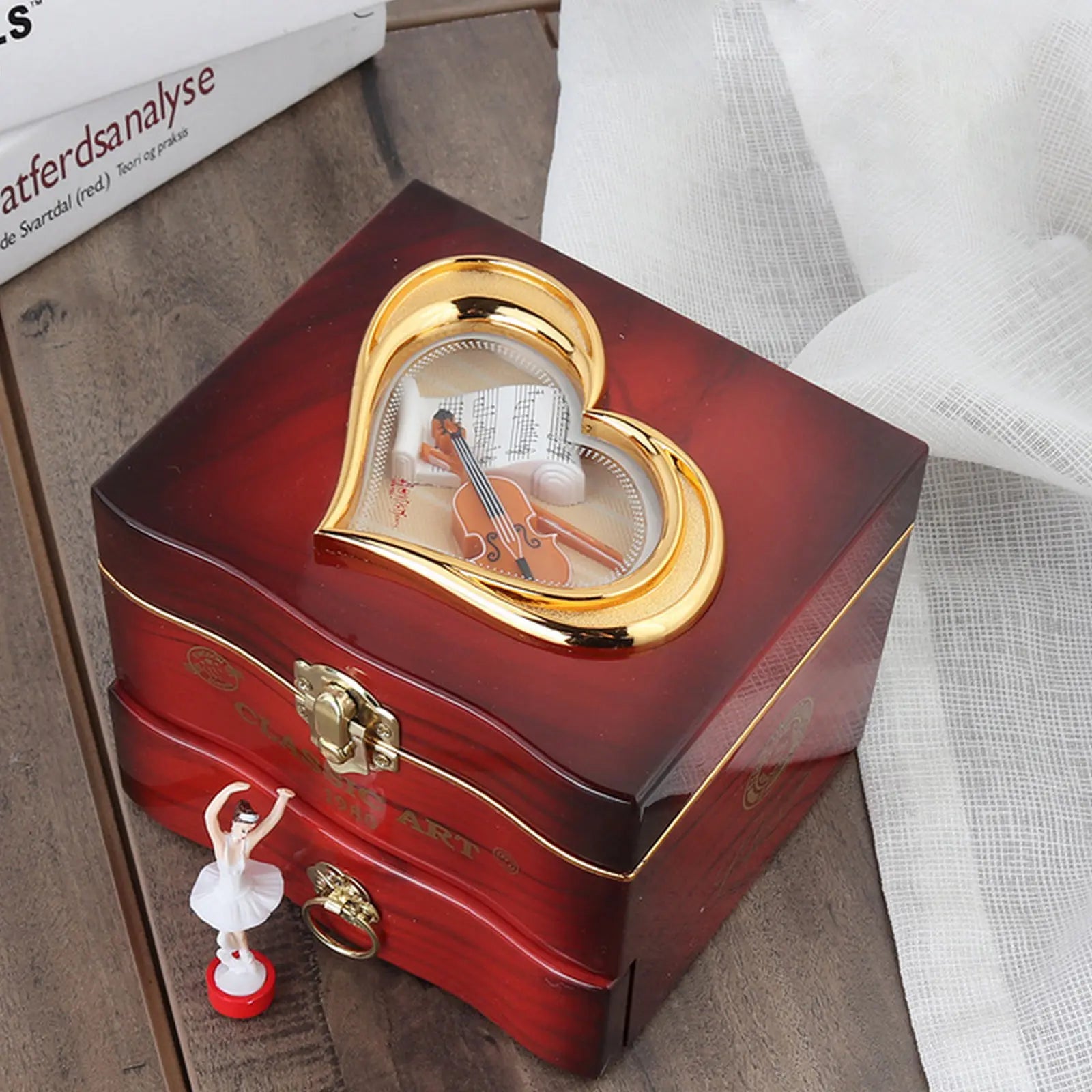 Classic Art Ballerina Box By Music Box