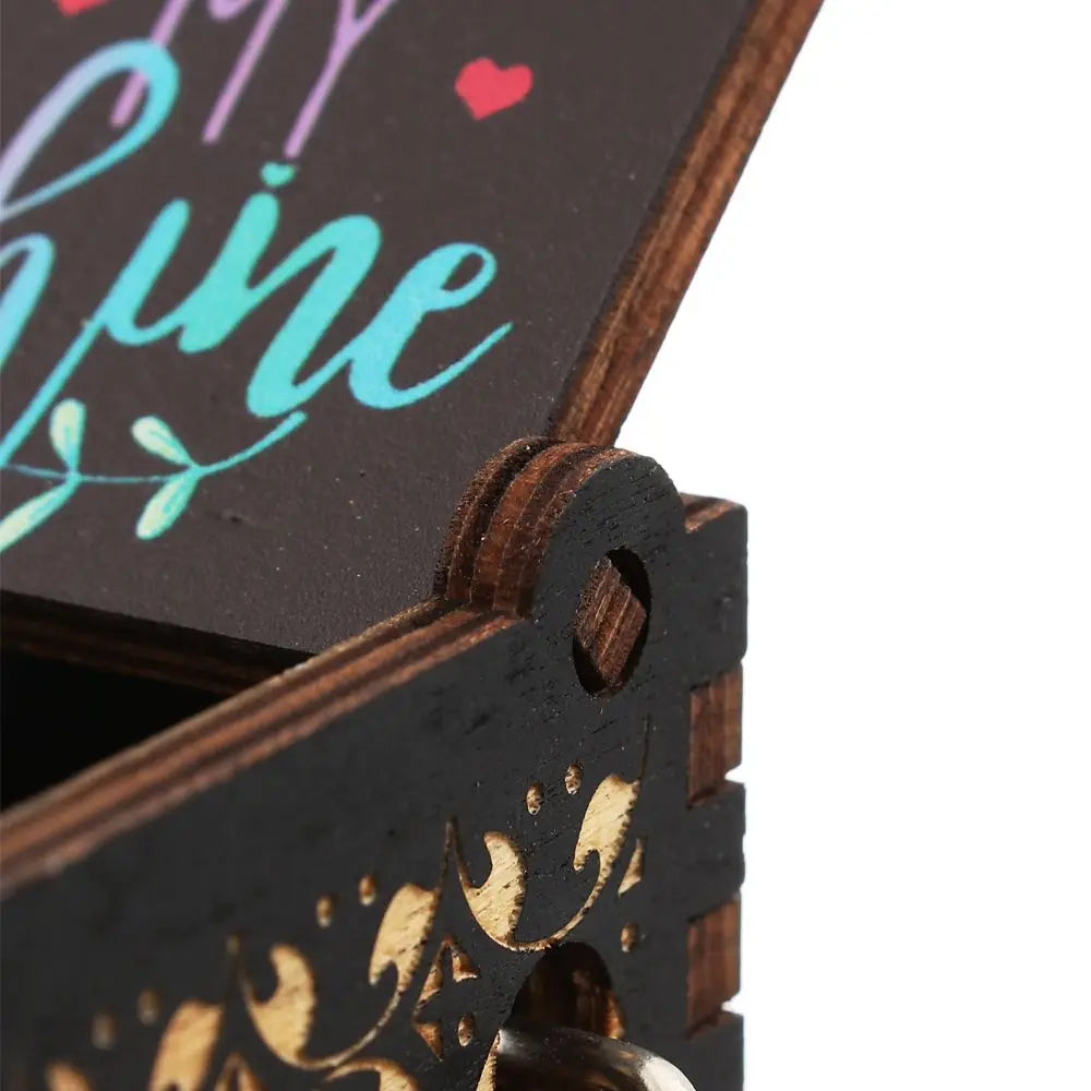 Antique Engraved Sunshine By Music Box